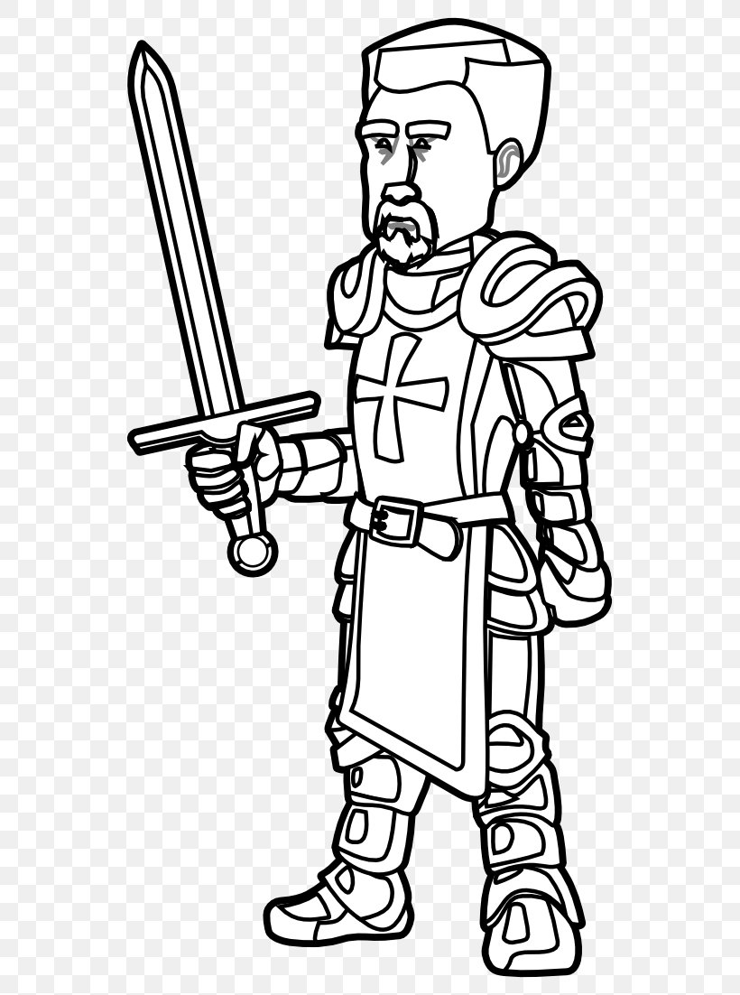 White Knight Clip Art, PNG, 555x1102px, Knight, Arm, Art, Black, Black And White Download Free