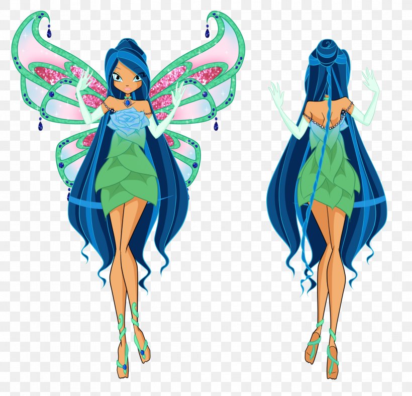 Nirvana Skylix Fairy Costume Design, PNG, 2172x2088px, Nirvana, Aliyah, Blue Rose, Carmella, Costume Download Free
