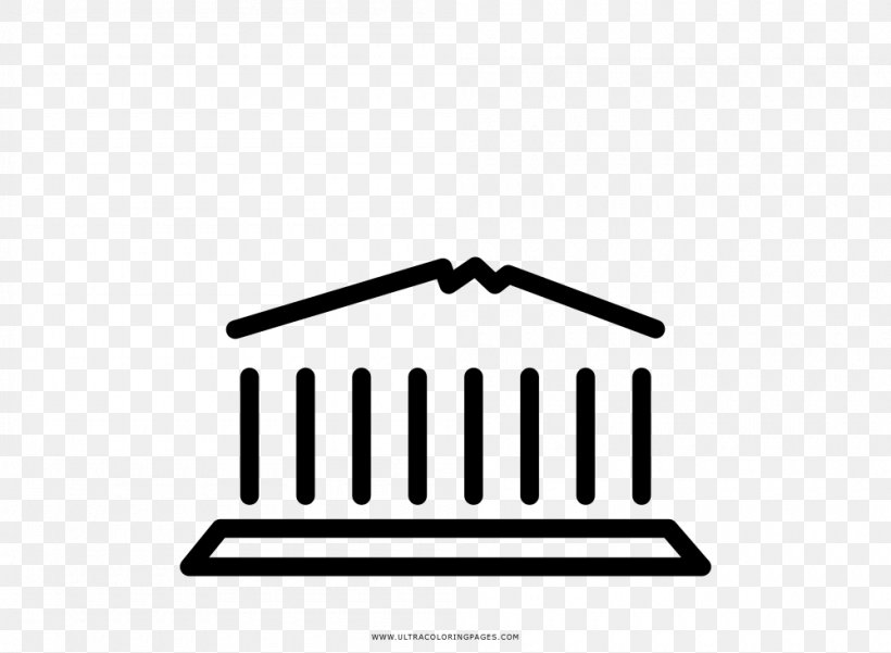 Parthenon Drawing Coloring Book Ausmalbild, PNG, 1000x733px, Parthenon, Ausmalbild, Black And White, Brand, Coloring Book Download Free