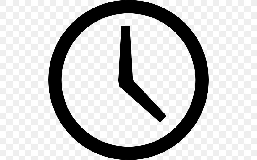 Clock Download, PNG, 512x512px, Clock, Alarm Clocks, Area, Black And White, Font Awesome Download Free