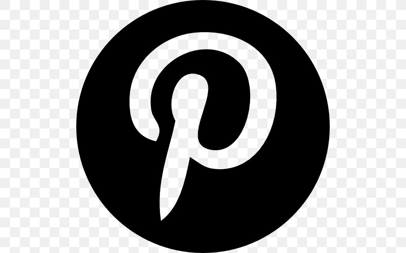 Social Media Pinterest Symbol Logo, PNG, 512x512px, Social Media, Black And White, Brand, Facebook, Google Download Free
