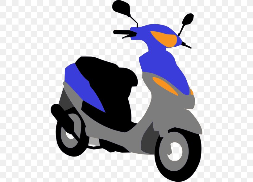 Scooter Vespa Moped Motorcycle Clip Art, PNG, 492x593px, Scooter, Automotive Design, Bicycle, Car, Kick Scooter Download Free