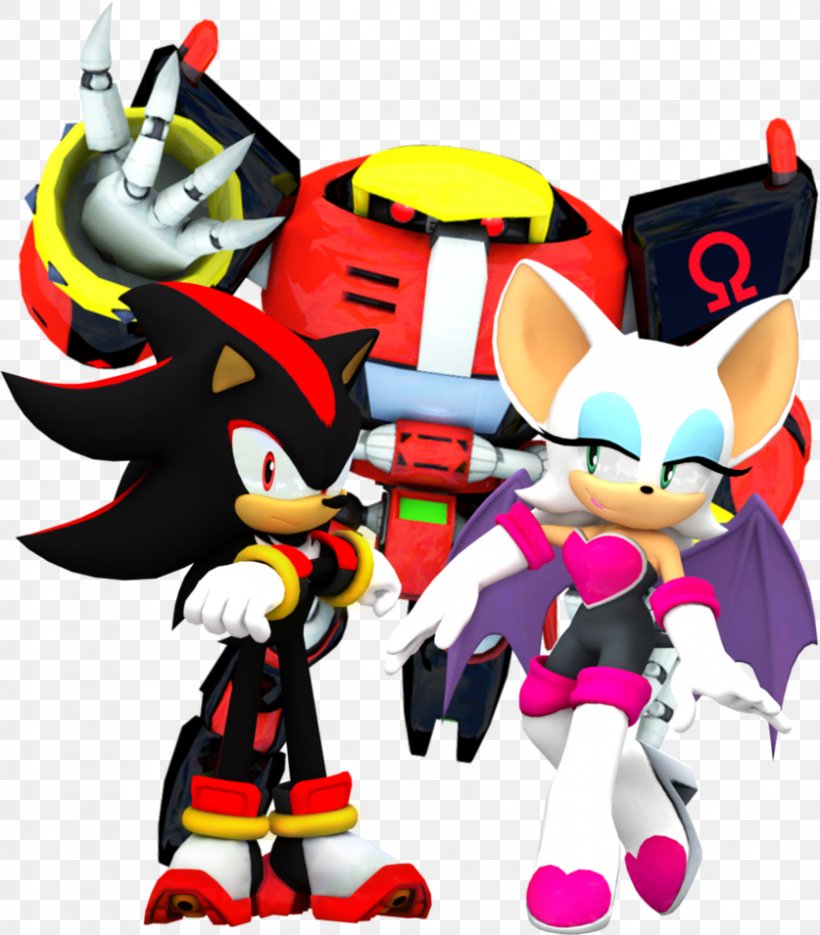 Sonic Heroes Sonic The Hedgehog Rouge The Bat Shadow The Hedgehog Knuckles The Echidna, PNG, 837x955px, Sonic Heroes, Action Figure, Cartoon, E123 Omega, Espio The Chameleon Download Free