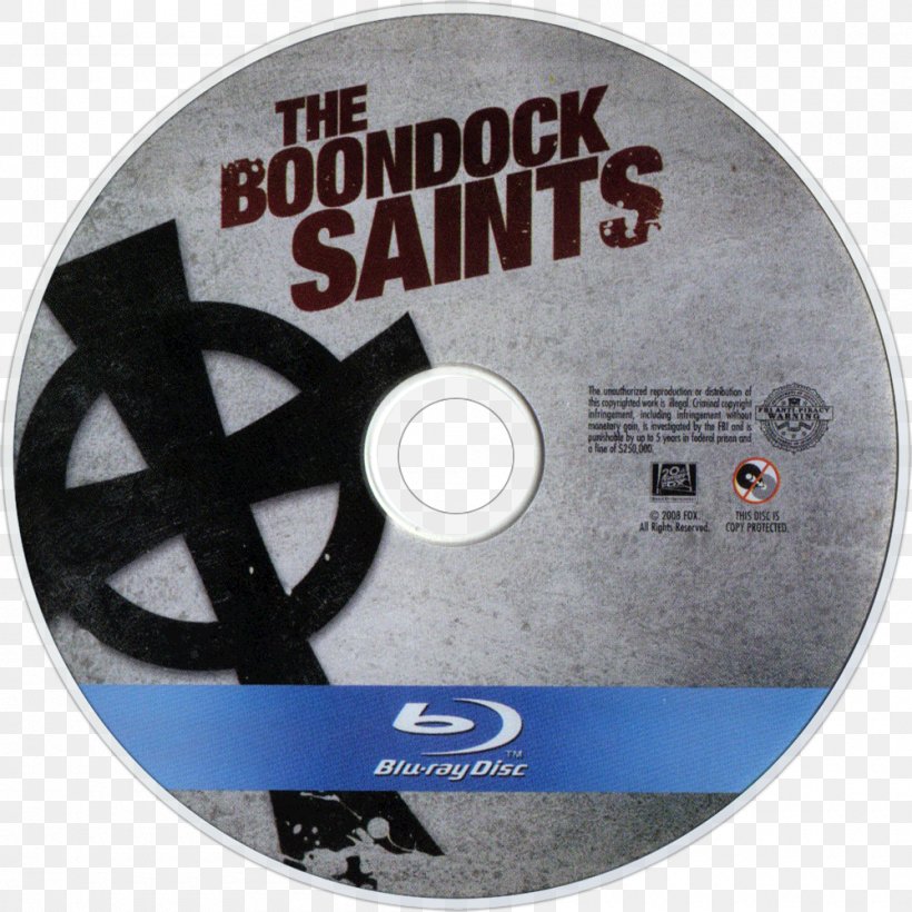 The Boondock Saints Compact Disc Blu-ray Disc Film Fan Art, PNG, 1000x1000px, Boondock Saints, Bluray Disc, Boondock Saints Ii All Saints Day, Brand, Compact Disc Download Free