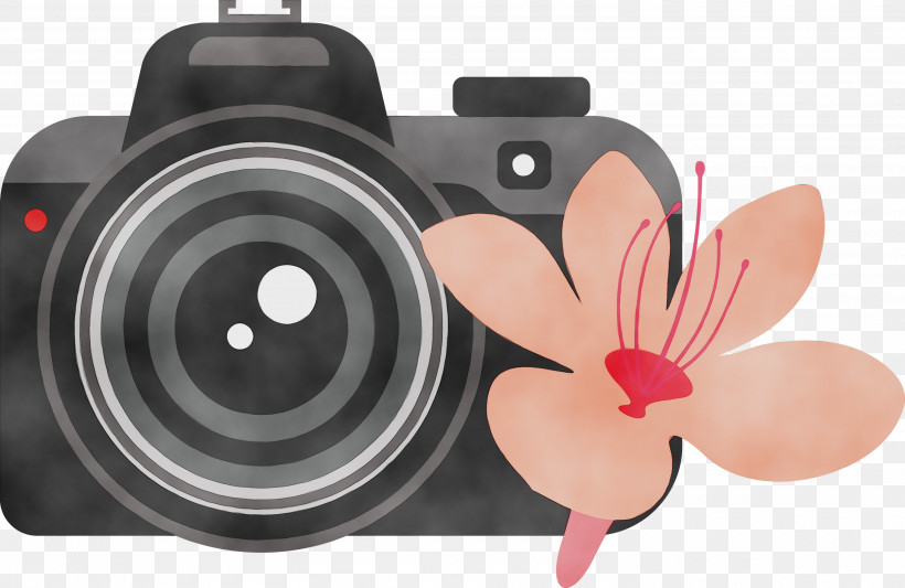 Camera Lens, PNG, 3000x1951px, Camera, Camera Lens, Flower, Lens, Paint Download Free