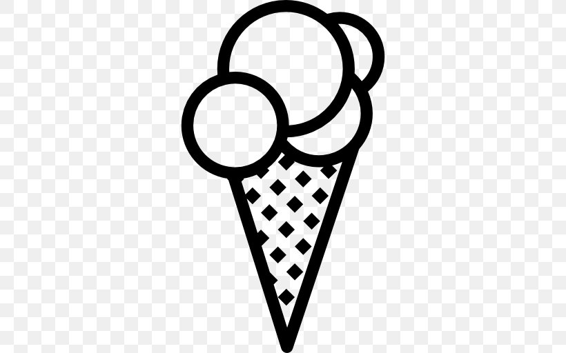 Ice Cream Food, PNG, 512x512px, Ice Cream, Black And White, Body Jewelry, Computer Font, Cream Download Free