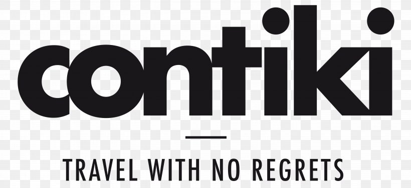Logo Contiki Tours Travel Brand Font, PNG, 5481x2519px, Logo, Black And White, Brand, Contiki Tours, Text Download Free
