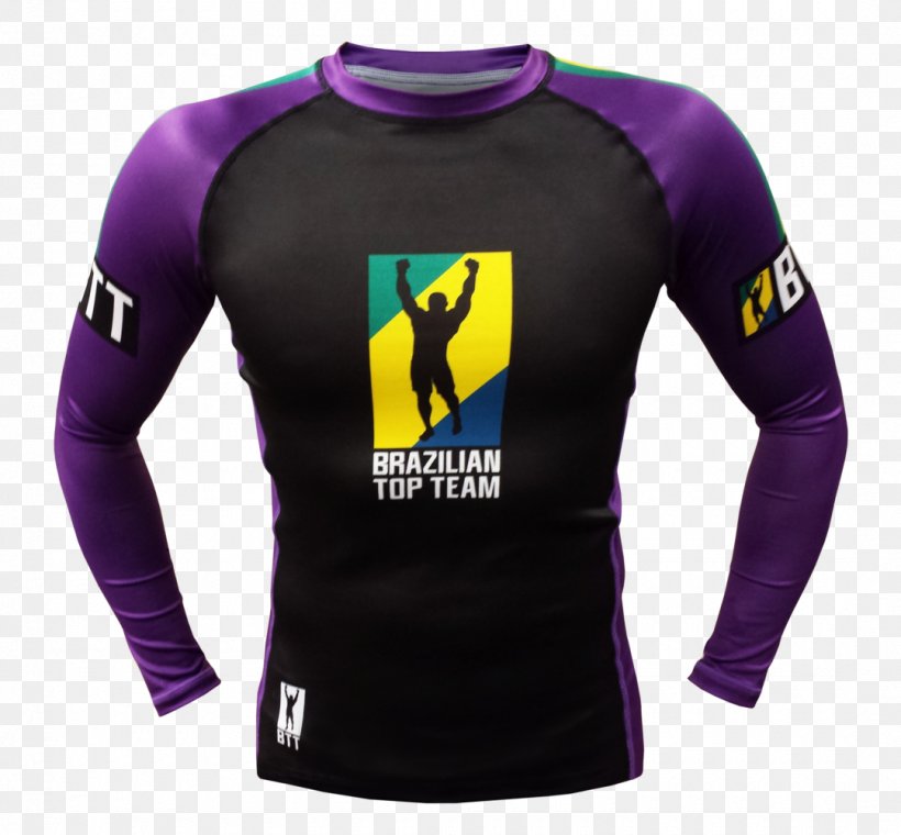 Long-sleeved T-shirt Rash Guard Jersey Long-sleeved T-shirt, PNG, 1080x1002px, Tshirt, Active Shirt, Brand, Brazilian Jiujitsu, Brazilian Top Team Download Free