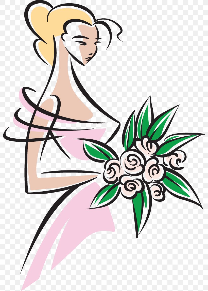 Royalty-free Bride Illustration, PNG, 796x1144px, Watercolor, Cartoon, Flower, Frame, Heart Download Free