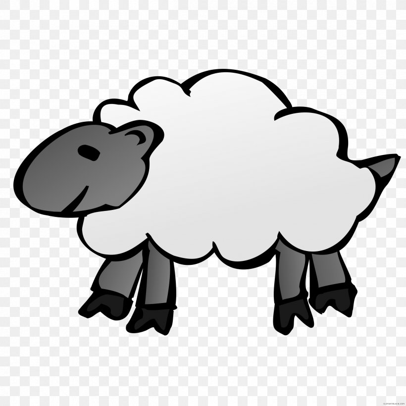 Sheep Clip Art Image Vector Graphics, PNG, 2400x2400px, Sheep, Area, Artwork, Bear, Black Download Free