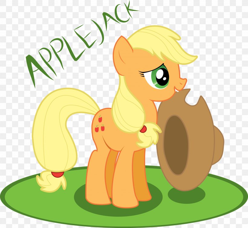 Pony Applejack Diner Horse, PNG, 2804x2575px, Pony, Animal Figure, Apple, Applejack, Cartoon Download Free