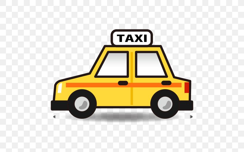 Taxi Emoji Car SMS Text Messaging, PNG, 512x512px, Taxi, Area, Automotive Design, Brand, Car Download Free
