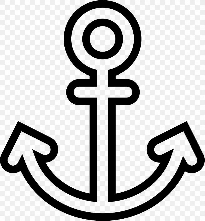 Anchor Symbol User Interface, PNG, 912x980px, Anchor, Area, Black And White, Body Jewelry, Brand Download Free