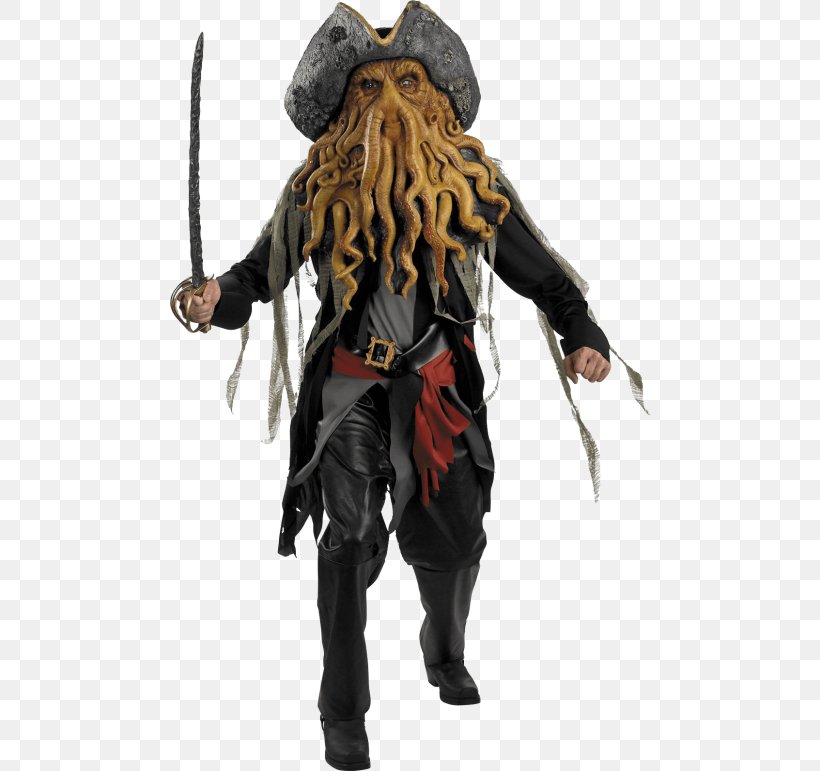 Davy Jones Jack Sparrow Costume Pirates Of The Caribbean, PNG, 480x771px, Davy Jones, Action Figure, Adult, Clothing, Costume Download Free