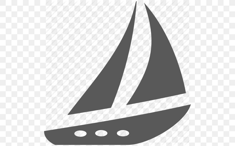 Sailboat Yacht Sailing, PNG, 512x512px, Sail, Black And White, Boat, Brand, Favicon Download Free