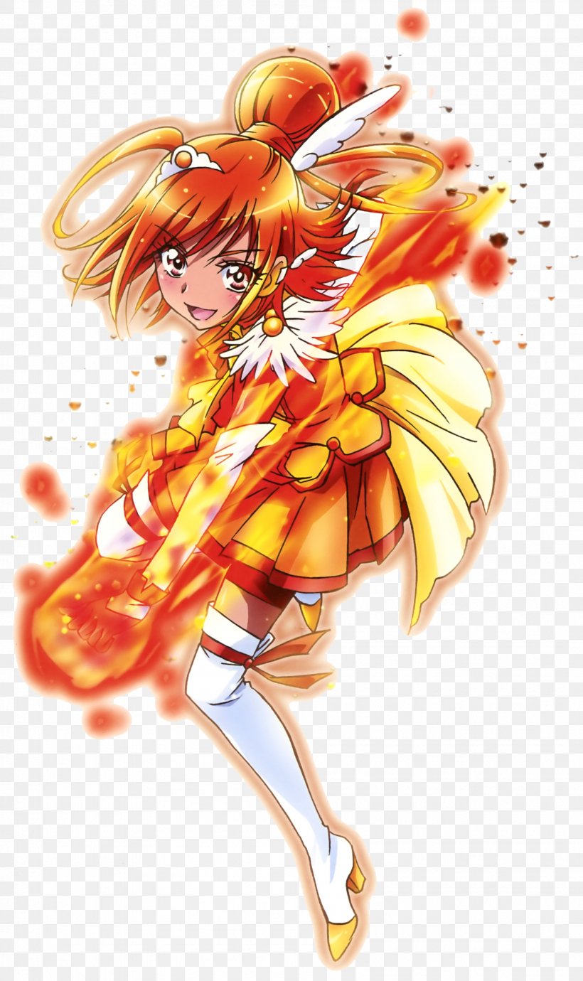 Akane Hino Reika Aoki Yayoi Kise Miyuki Hoshizora Pretty Cure, PNG, 1901x3200px, Watercolor, Cartoon, Flower, Frame, Heart Download Free