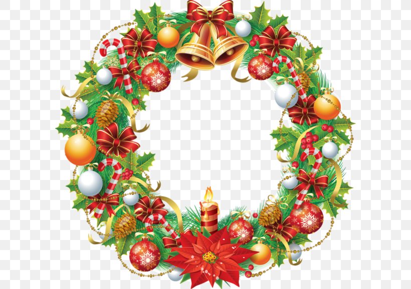 Christmas Ornament Wreath Christmas Card Clip Art, PNG, 600x578px, Christmas, Christmas Card, Christmas Decoration, Christmas Ornament, Christmas Tree Download Free