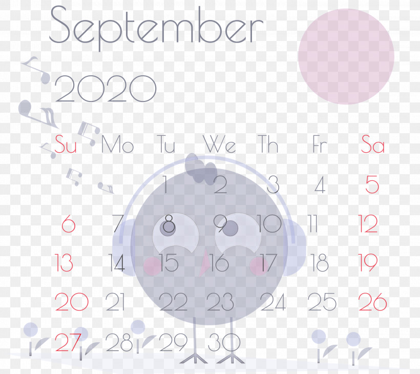 September 2020 Printable Calendar September 2020 Calendar Printable September 2020 Calendar, PNG, 3000x2672px, September 2020 Printable Calendar, Blog, Cartoon, Cartoon Microphone, Drawing Download Free