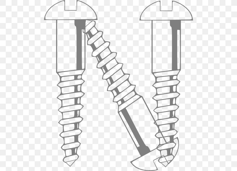Simple Machines: Screws Simple Machines: Screws Bolt Fastener, PNG, 516x594px, Screw, Black And White, Bolt, Dowel, Drawing Download Free