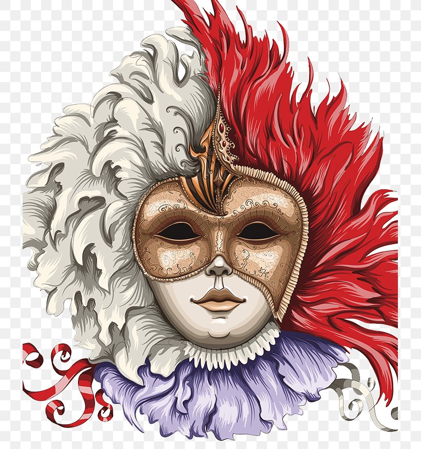 Carnival Of Venice Halloween Mask Illustration, PNG, 731x875px, Carnival Of Venice, Animation, Art, Ball, Carnival Download Free