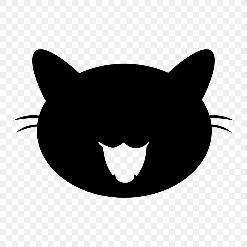 Cat Kitten Clip Art, PNG, 2000x2000px, Cat, Black, Black And White, Black Cat, Carnivoran Download Free