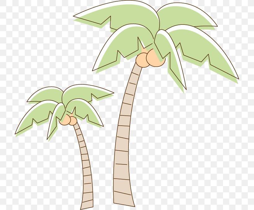 Coconut Tree Drawing, PNG, 725x677px, Coconut, Arecaceae, Cartoon, Drawing, Fictional Character Download Free