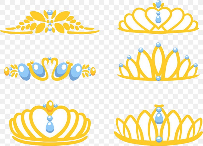 Euclidean Vector Gratis Yellow Crown, PNG, 856x616px, Gratis, Area, Blue, Color, Crown Download Free