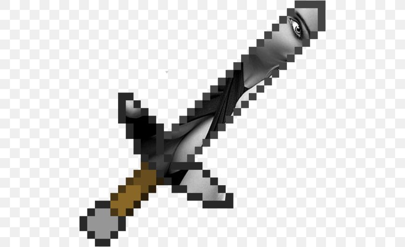 Minecraft Terraria Sword Video Game Mod, PNG, 500x500px, Minecraft, Adventure Game, Diamond Sword, Hardware Accessory, Indie Game Download Free