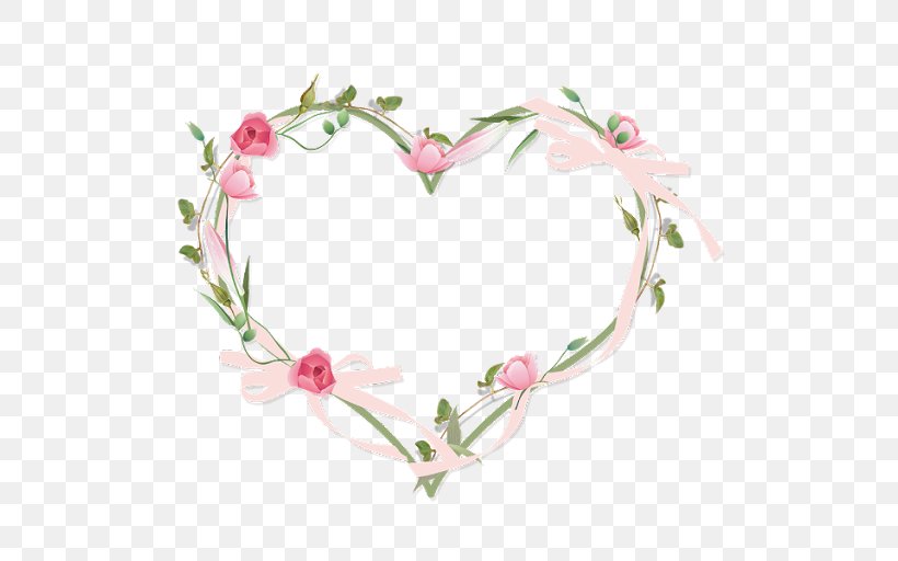 Picture Frames Heart Flower Clip Art, PNG, 512x512px, Picture Frames, Artificial Flower, Blossom, Branch, Floral Design Download Free