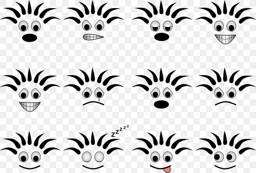 Emotion Drawing Clip Art, PNG, 1280x869px, Emotion, Artwork, Black, Black And White, Carnivoran Download Free