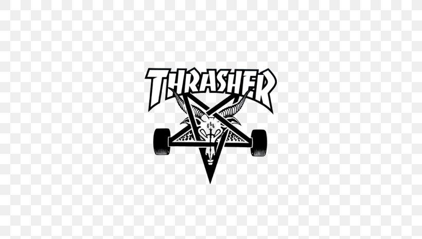 Thrasher Presents Skate And Destroy Goat Skateboard T-shirt, PNG, 700x466px, Thrasher, Black, Black And White, Brand, Clothing Download Free