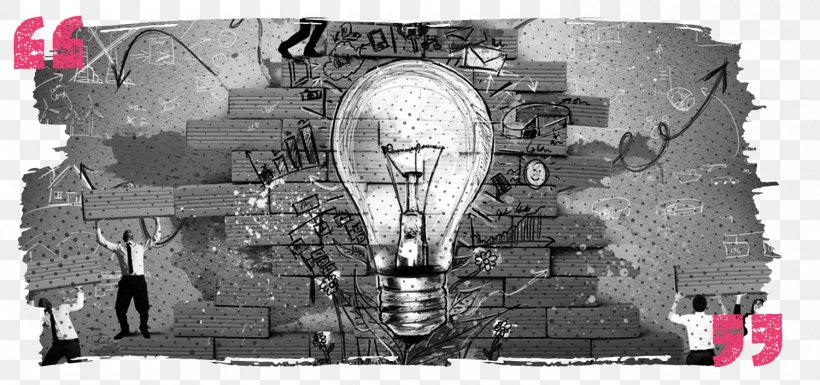 Startup Company Innovation Idea Entrepreneurship Business, PNG, 1500x706px, Startup Company, Art, Black And White, Building, Business Download Free