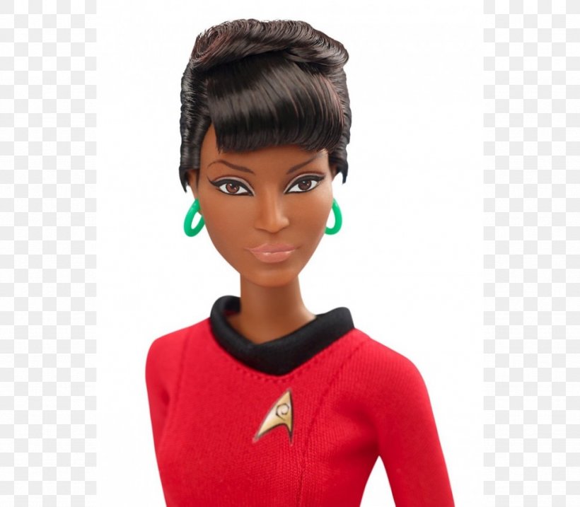Uhura Barbie Star Trek: 25th Anniversary Nichelle Nichols, PNG, 974x852px, Uhura, Anniversary, Barbie, Black Hair, Brown Hair Download Free