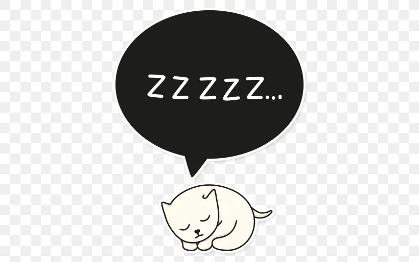 Sticker Telegram Brand Messaging Apps Cat, PNG, 512x512px, Sticker, Black, Black And White, Brand, Cat Download Free