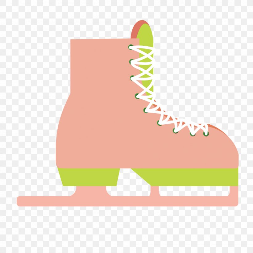 Shoe Ice Skate Roller Skates Euclidean Vector Ice Skating, PNG, 1001x1001px, Watercolor, Cartoon, Flower, Frame, Heart Download Free
