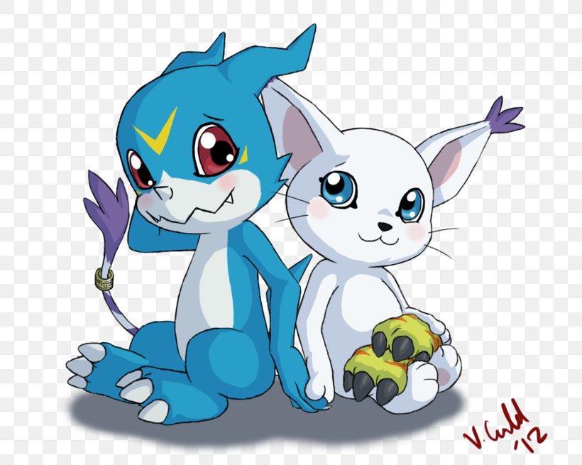 Gatomon Veemon Kitten Drawing Digimon World 3, PNG, 800x655px, Watercolor, Cartoon, Flower, Frame, Heart Download Free