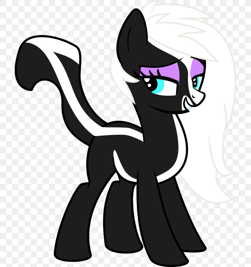 Cat Pony Saleen XP6 Horse Skunk, PNG, 724x871px, Cat, Art, Black, Black And White, Carnivoran Download Free