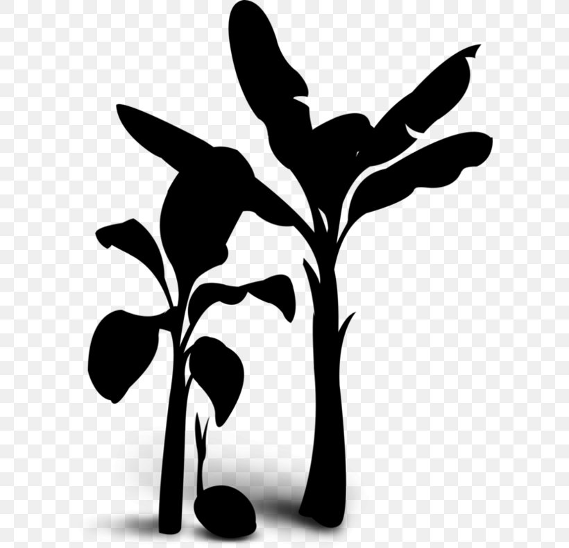 Clip Art Flowering Plant Silhouette Leaf, PNG, 600x789px, Flower, Art, Blackandwhite, Botany, Branch Download Free