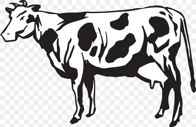 Dairy Cattle Calf Herd Clip Art, PNG, 1280x831px, Cattle, Animal Figure, Black And White, Bull, Calf Download Free