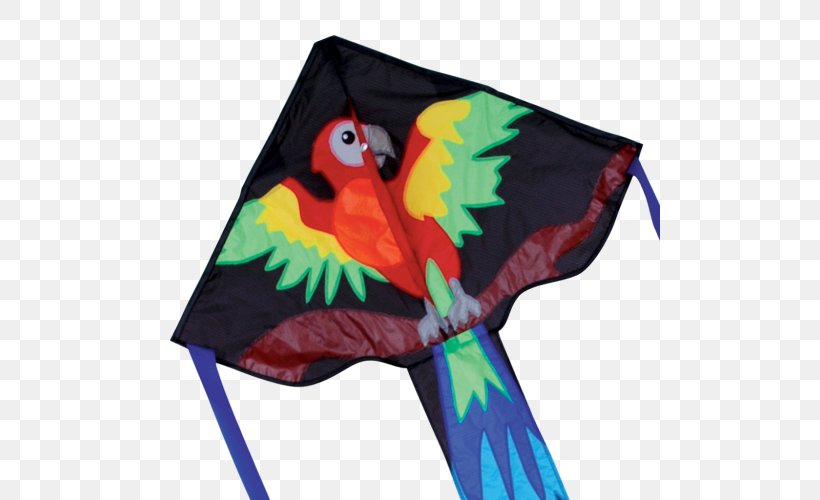Parrot Macaw Bird Kite Parakeet, PNG, 500x500px, Parrot, Airplane, Beak, Bird, Boutique Vent En Fete Download Free