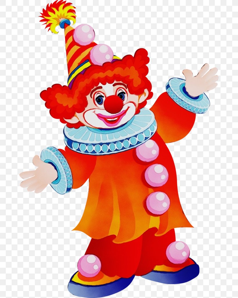 Clown Performing Arts Clip Art, PNG, 686x1024px, Watercolor, Clown, Paint, Performing Arts, Wet Ink Download Free