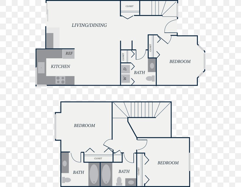 Floor Plan The Row Townhomes Apartment, PNG, 602x635px, Floor Plan, Apartment, Area, Bellevue, Cable Television Download Free
