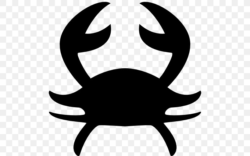Crab Cancer Silhouette Clip Art, PNG, 512x512px, Crab, Artwork, Astrological Sign, Astrology, Black And White Download Free