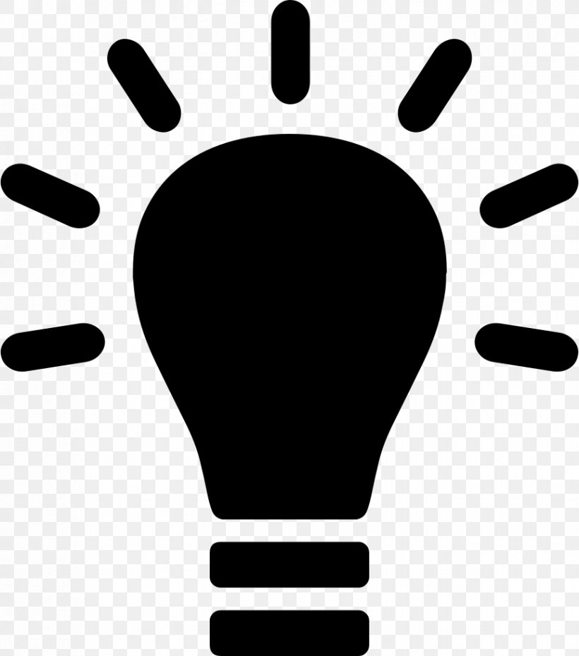 Incandescent Light Bulb Clip Art, PNG, 864x980px, Light, Black, Black And White, Electric Light, Electricity Download Free