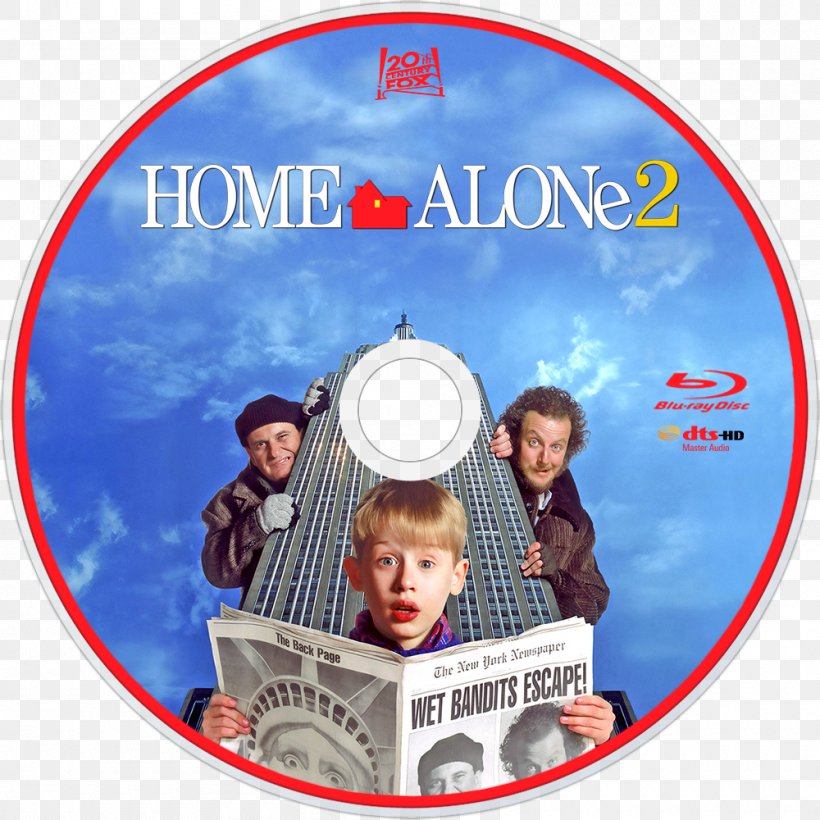 New York City Home Alone 2: Lost In New York Blu-ray Disc Home Alone Film Series DVD, PNG, 1000x1000px, New York City, Bluray Disc, Brand, Compact Disc, Digital Copy Download Free