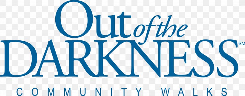 Out Of The Darkness American Foundation For Suicide Prevention Walking, PNG, 2149x842px, Out Of The Darkness, Area, Blue, Brand, Campus Download Free