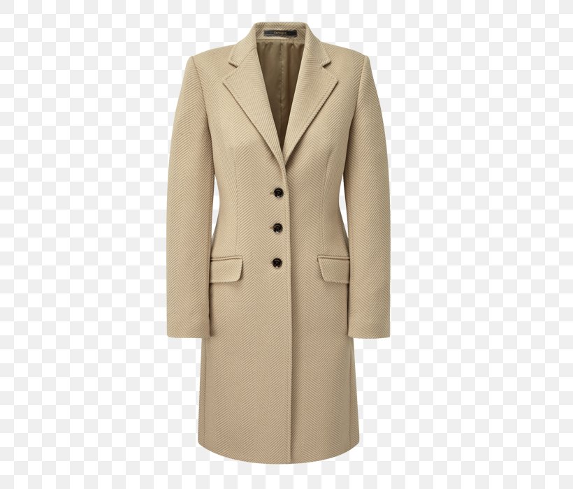 Overcoat J&J Crombie Ltd Leather Jacket, PNG, 525x700px, Overcoat, Beige, Button, Clothing, Clothing Accessories Download Free