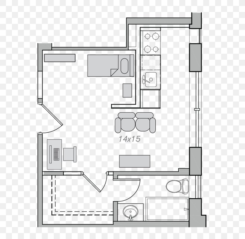 Embassy Tower Floor Plan Studio Apartment Bedroom, PNG, 800x800px, Floor Plan, Adams Morgan, Apartment, Area, Bedroom Download Free