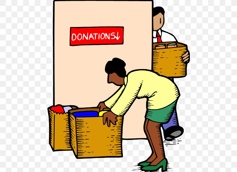 Donation Box Charitable Organization Clip Art, PNG, 494x595px, Donation, Alms, Area, Artwork, Cartoon Download Free