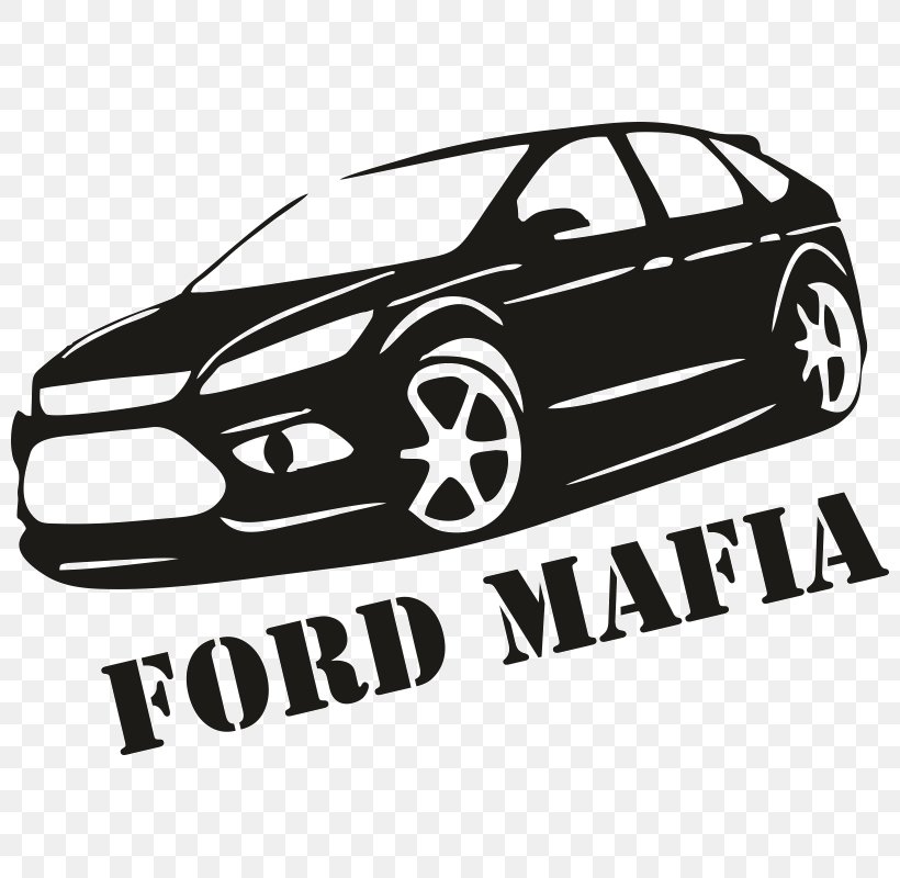 Ford Focus Car Door Mafia, PNG, 800x800px, Ford, Automotive Design, Automotive Exterior, Black And White, Brand Download Free